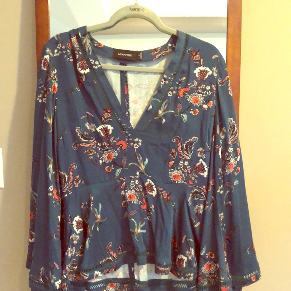 South Moon Under Blouse with Bell Sleeves